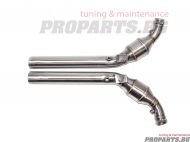 High flow Downpipes for Mercedes Benz W204 C63 AMG 08-15 M156 Engine
