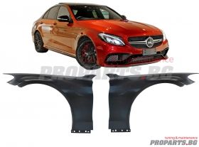 C63 AMG look fenders for W205 E-class 14+