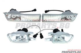 Set of chrome fog lights and blinkers for Volkswagen Golf 3 91-98