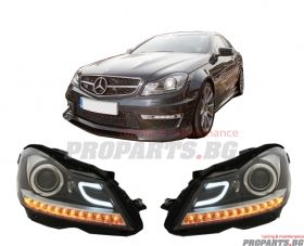 Facelift Headlights for Mercedes Benz C Class W204 6-12