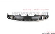 RS6 rear decorative diffuser with exhaust tips for Audi A6 11-17