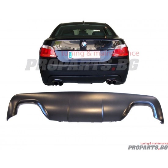 M двоен дифузер за M спорт броня BMW e60 03-10