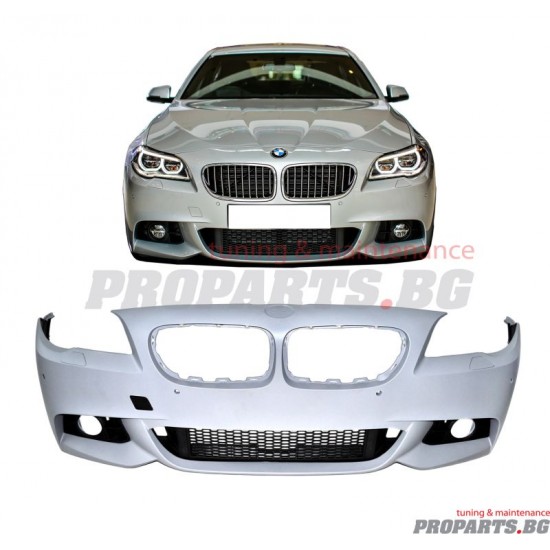 М техник предна броня за BMW 5er F10 LCI фейслифт 2014-2017