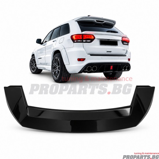 Заден горен спойлер за Jeep Grand Cherokee WK2 14-18 черен лак