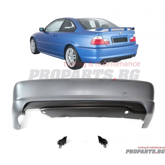 M техник задна броня за BMW 3er 98-05 e46 купе и кабриолет