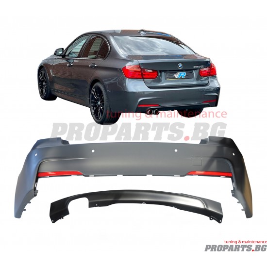 M tech задна броня за BMW 3er F30 12-18 