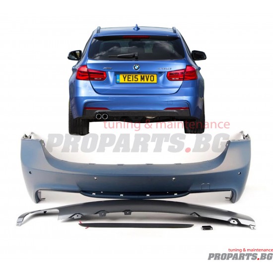 M tech задна броня за BMW 3er F31 touring 12-18 