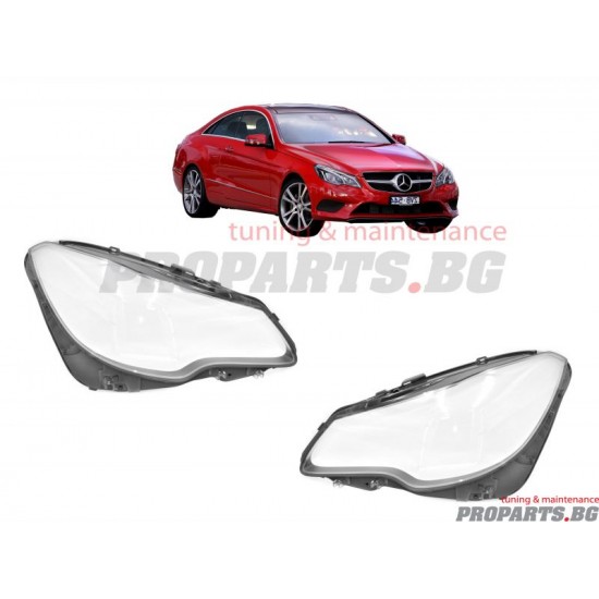 Headlight Lenses for Mercedes Benz E class Coupe W207 C207 13-16 facelift