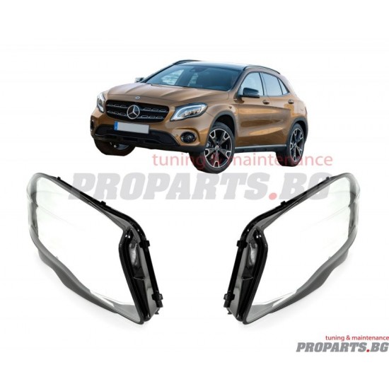Капаци за фарове комплект за Mercedes Benz GLA 17-20 фейслифт