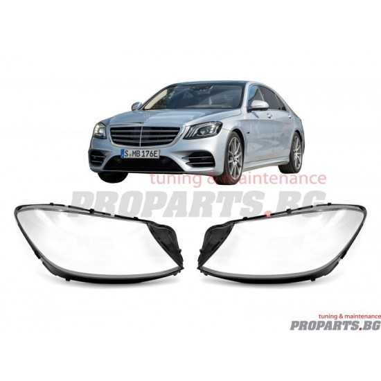Капаци за фарове комплект за Mercedes Benz W222 S-class 18-21 фейслифт