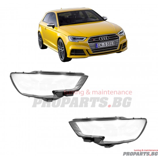 Headlamp lenses for Audi A3 8V facelift 17-19