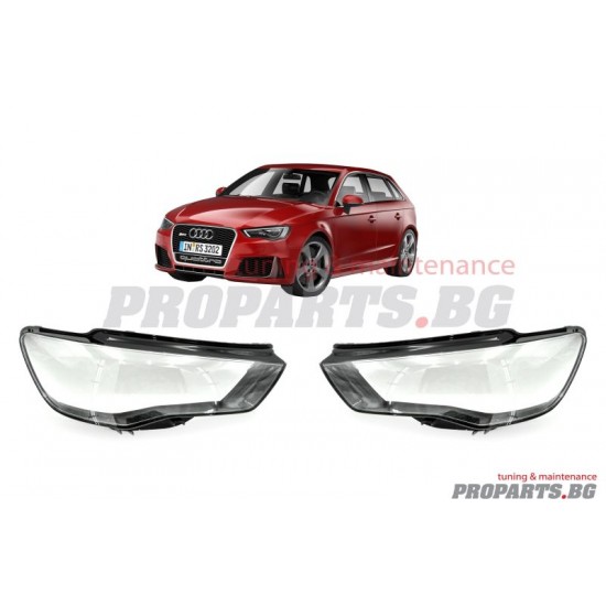 Headlamp lenses for Audi A3 14-16