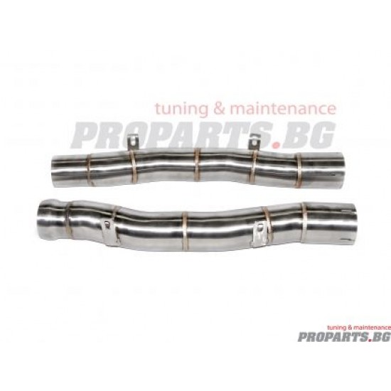 Tuning exhaust headers with midpipes and downpipes f or W204 C63 AMG 08-15 M156 Engine