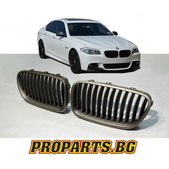 BLACK FRONT GRILLE FOR BMW 5er F10 10-17
