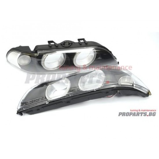 BMW e39 headlight lenses facelift design 95-00