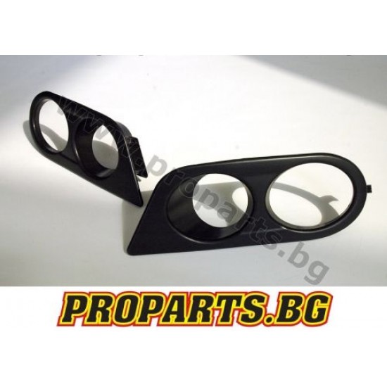 H type fog light covers for BMW E46 M technik bumper
